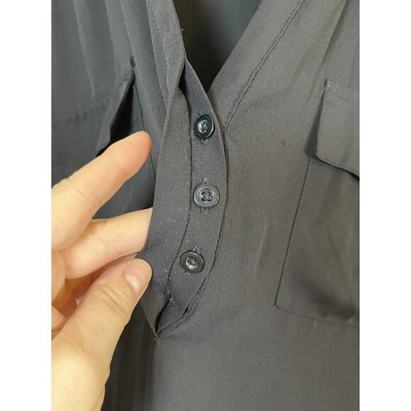 Torrid Neutral Top 4X Black Pullover Harper Classic Minimalist Office Retro 80s - Picture 6 of 14